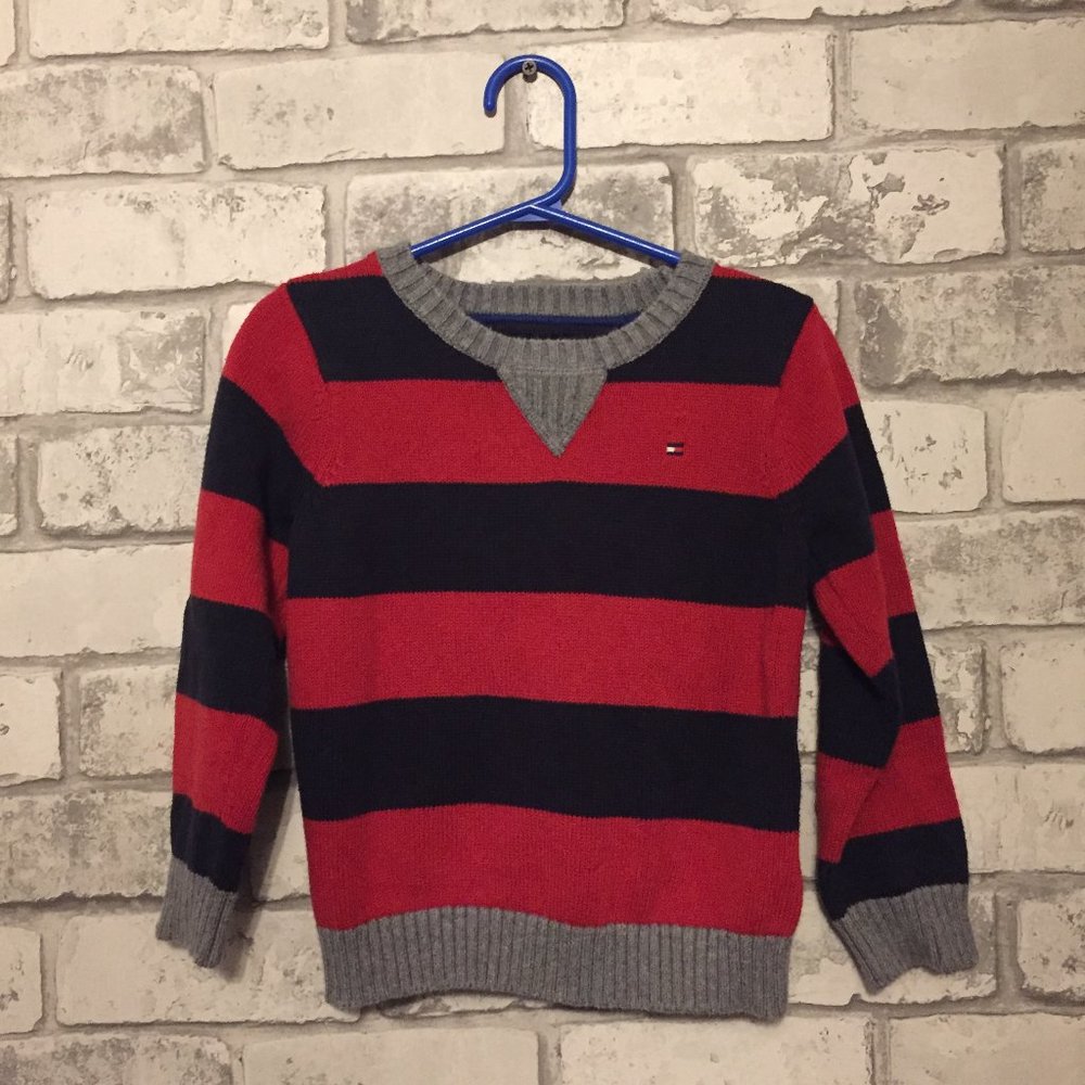Tommy Hilfiger Boy's Striped Sweater Size 2